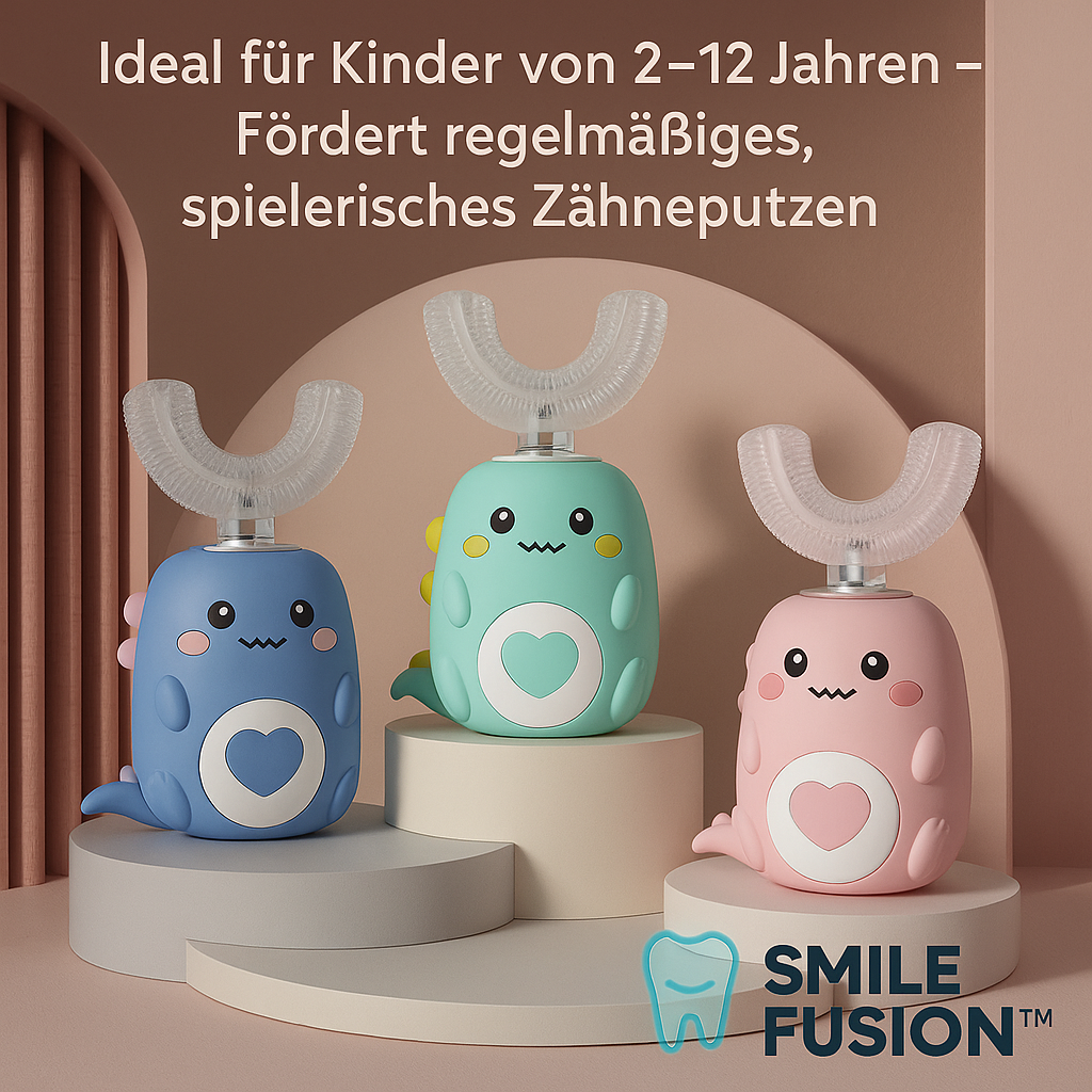 Kinder U-Schallzahnbürste 360° – SMILE FUSION™ Kids Edition
