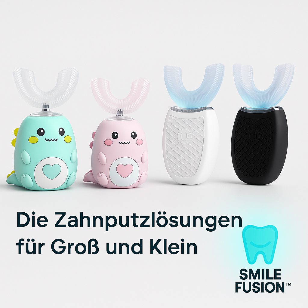 Kinder U-Schallzahnbürste 360° – SMILE FUSION™ Kids Edition